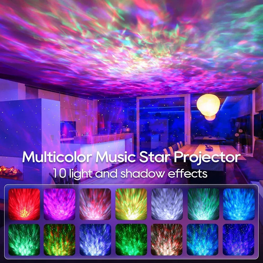 New LED Starry Galaxy Projector Night