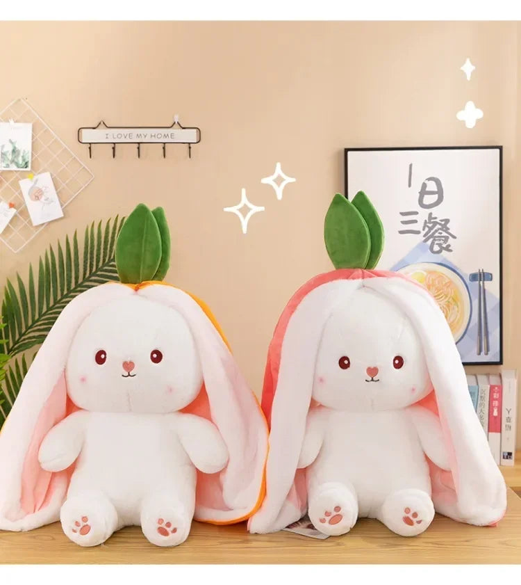 Rabbit Small Fruit Doll Bunny Stuffed Animal Patung Dolls Toys Gifts