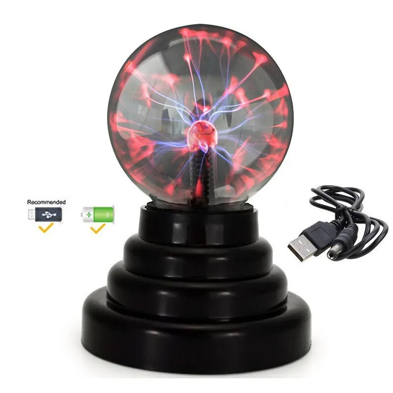 3 Inch Magic Plasma Ball Lamp Touch