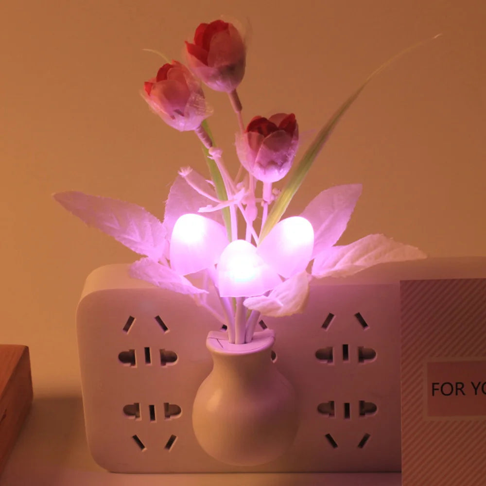 Illuminate your space with the enchanting 7-Color Mushroom Night Light, ideal for both US and EU markets!