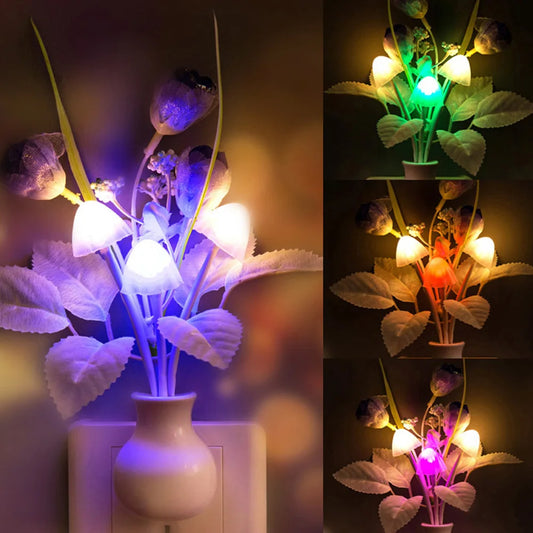 Illuminate your space with the enchanting 7-Color Mushroom Night Light, ideal for both US and EU markets!