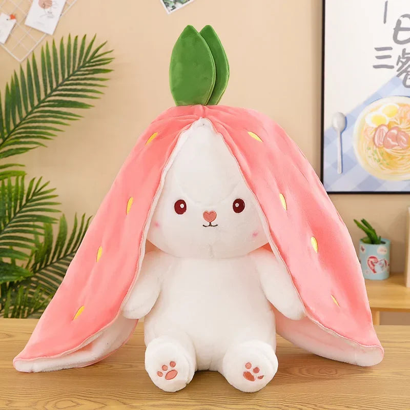 Rabbit Small Fruit Doll Bunny Stuffed Animal Patung Dolls Toys Gifts