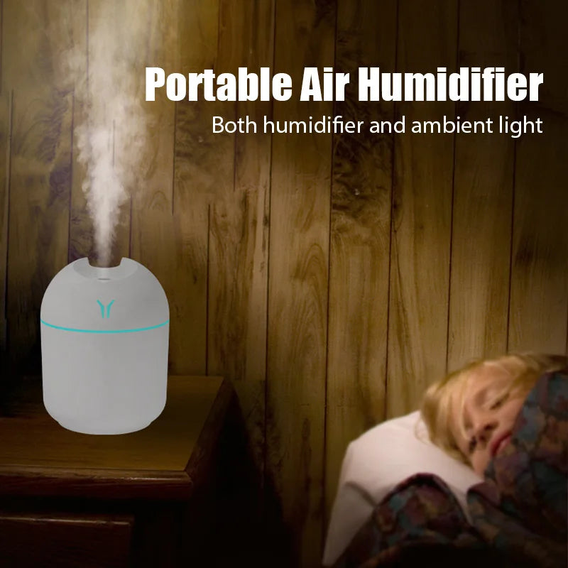 Mini ultrasonic humidifier