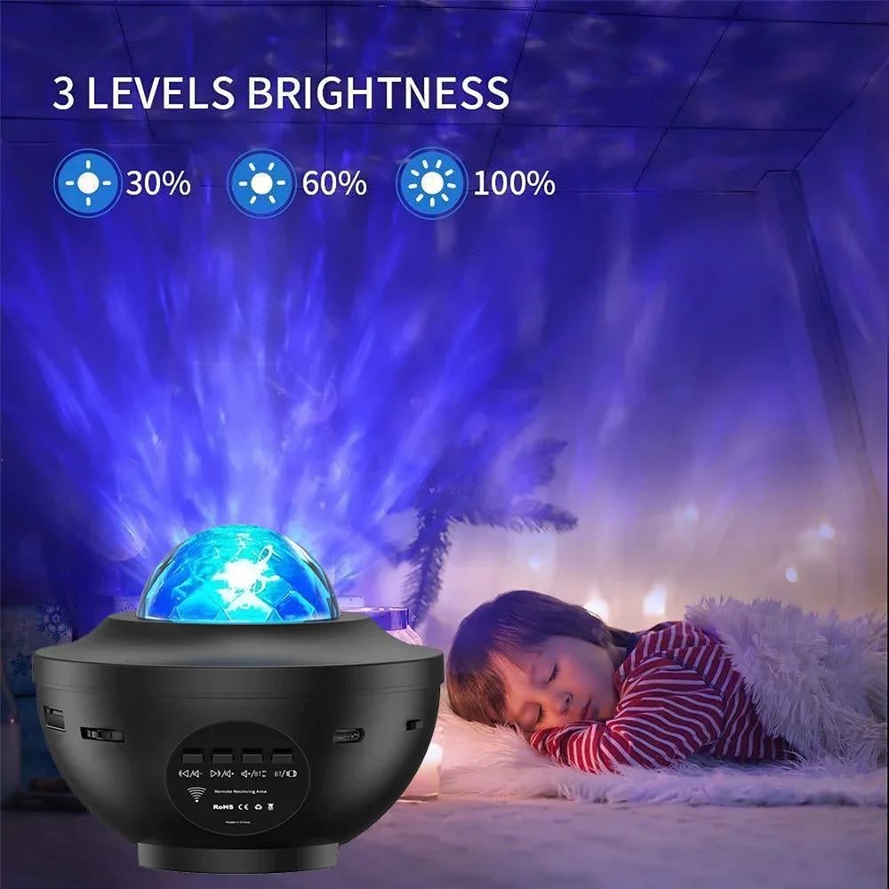 New LED Starry Galaxy Projector Night