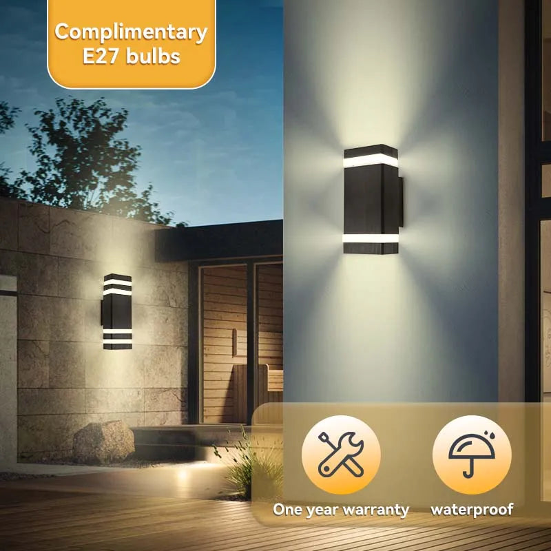 Street Decor Wall Light E27 Bulb socket LED  Outdoor Waterproof