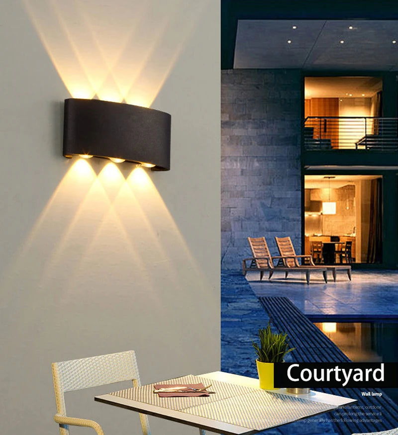 LED Wall Light External Stairs