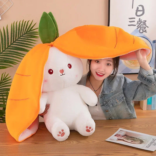 Rabbit Small Fruit Doll Bunny Stuffed Animal Patung Dolls Toys Gifts