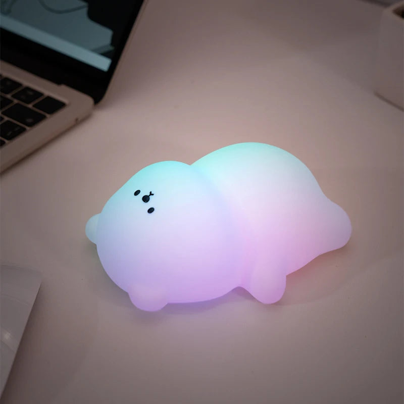 Panda LED Night Light Cute Silicone Night Light